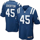 Nike Men & Women & Youth Colts #45 Overton Blue Team Color Game Jersey,baseball caps,new era cap wholesale,wholesale hats